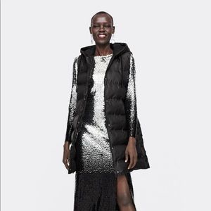 Zara quilted puffer vest
